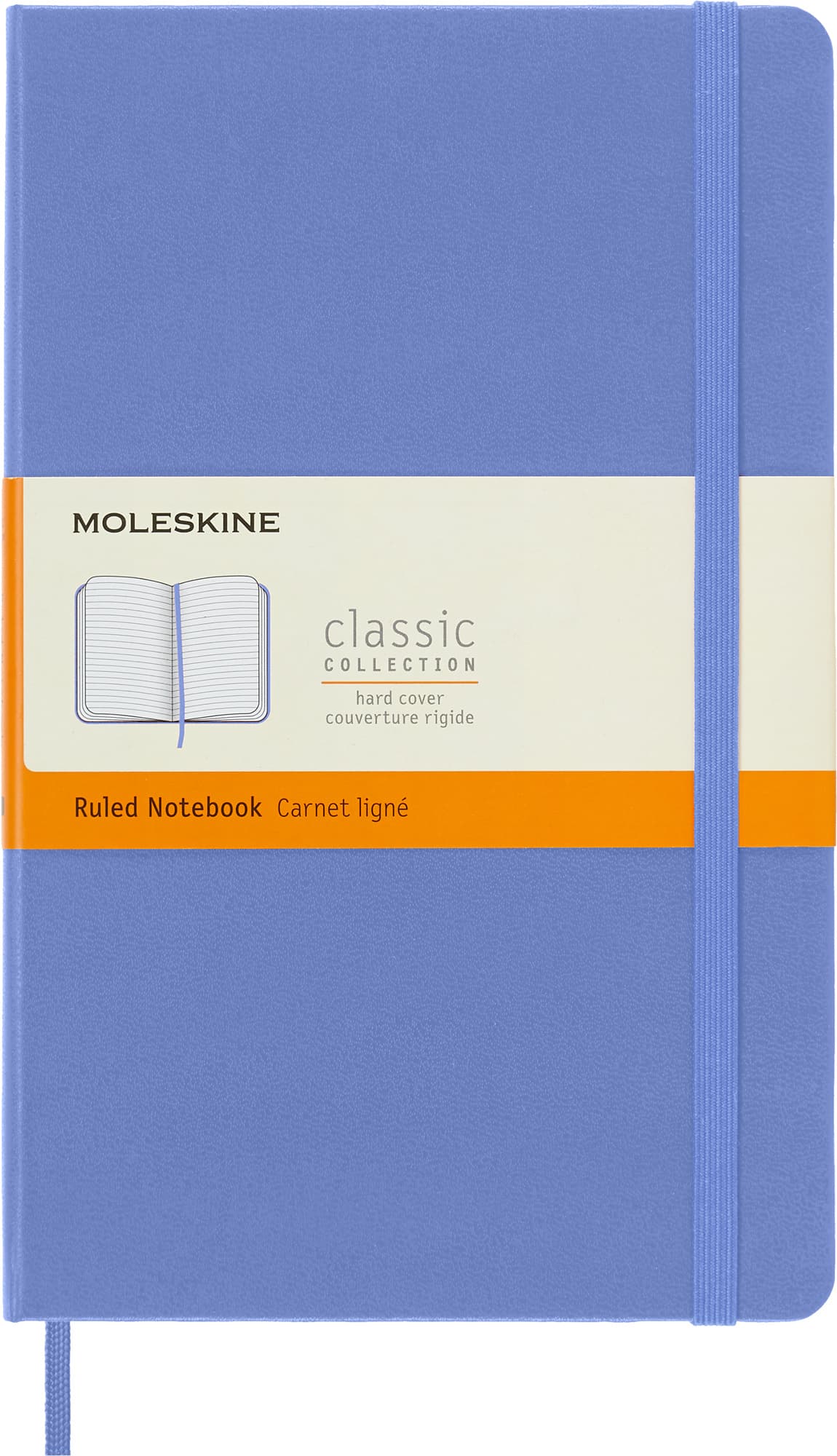 Блокнот Moleskine CLASSIC Large 130х210мм 240стр. линейка твердая обложка голубая гортензия