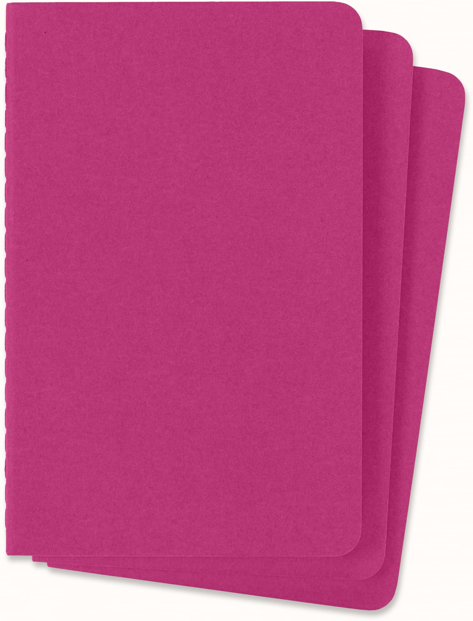 Блокнот Moleskine CAHIER JOURNAL Pocket 90x140мм обложка картон 64стр. линейка розовый неон (3шт)